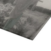 Tuinbes, zwart en wit snijplank (Hoek)