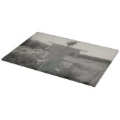 Tuinbes, zwart en wit snijplank (Hoek)