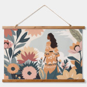 tuinbeschouwing hangend wandkleed (Voorkant)