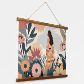 tuinbeschouwing hangend wandkleed (Gebogen)