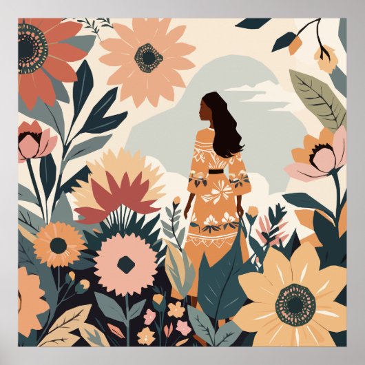 tuinbeschouwing poster (Voorkant)