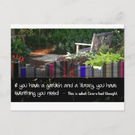 Tuinbibliotheek Briefkaart