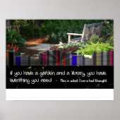 Tuinbibliotheek Poster (Voorkant)