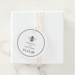 tuinbij bedankjes labels