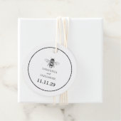 tuinbij bedankjes labels (In situ)