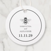 tuinbij bedankjes labels (Voorkant)