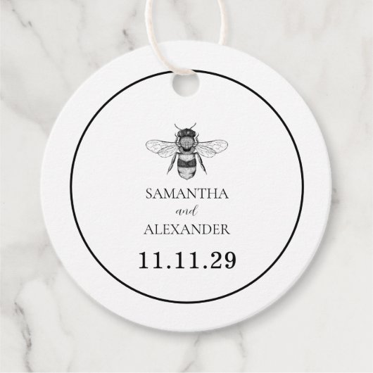 tuinbij bedankjes labels (Voorkant)