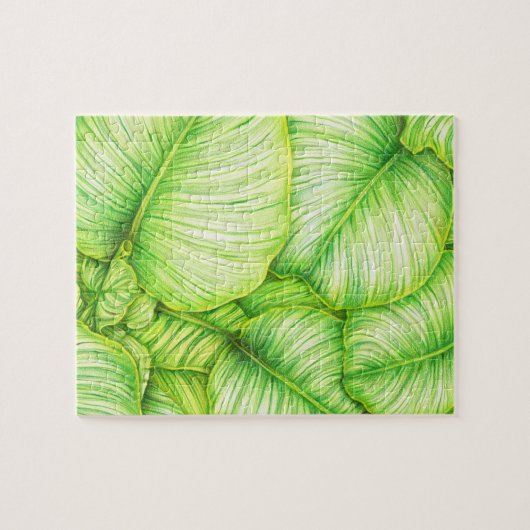 Tuinbladeren Puzzel   (Horizontaal)