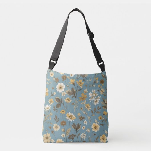 Tuinblauw Crossbody Tas (Voorkant)