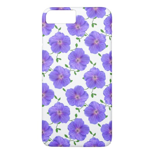 Tuinblauw-geraniumventiel op elke kleur Case-Mate iPhone case (Achterkant)