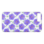 Tuinblauw-geraniumventiel op elke kleur Case-Mate iPhone case (Achterkant (Horizontaal))