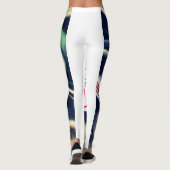 Tuinbloei Bloemen Leggings (Achterkant)
