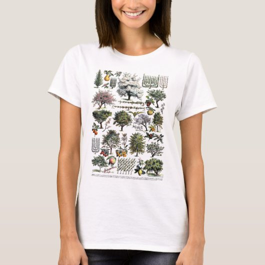 Tuinbloeiende Bomen natuur Fruitbomen snoeien T-shirt (Voorkant)