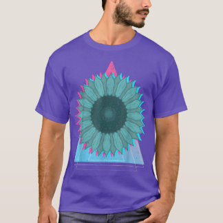 Tuinbloem Aesthetische retro Vaporwave T-shirt