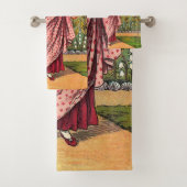 Tuinbloem Antiek Bad Handdoek (Insitu)