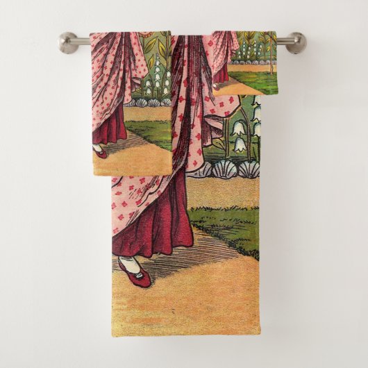 Tuinbloem Antiek Bad Handdoek (Insitu)