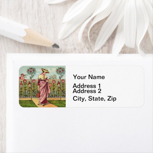 Tuinbloem Antiek Etiket (Insitu)