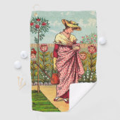 Tuinbloem Antiek Golfhanddoek (Insitu)