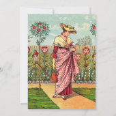 Tuinbloem Antiek Kaart (Achterkant)