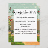 Tuinbloem Antiek Kaart (Voorkant / Achterkant)