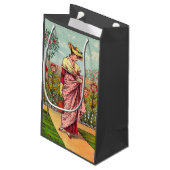 Tuinbloem Antiek Klein Cadeauzakje (Achterkant Gekanteld)