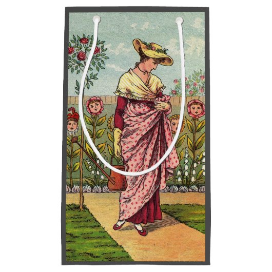 Tuinbloem Antiek Klein Cadeauzakje (Voorkant)