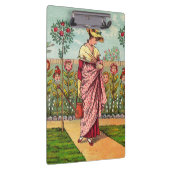 Tuinbloem Antiek Klembord (Rechts)