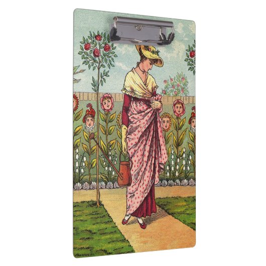 Tuinbloem Antiek Klembord (Rechts)