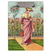 Tuinbloem Antiek Klembord (Voorkant)