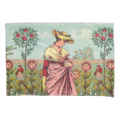 Tuinbloem Antiek Kussensloop (Voorkant)