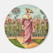 Tuinbloem Antiek Magneet (Voorkant)