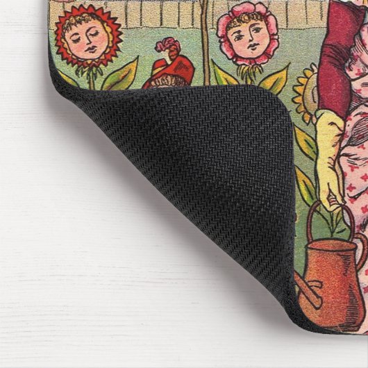 Tuinbloem Antiek Muismat (Hoek)