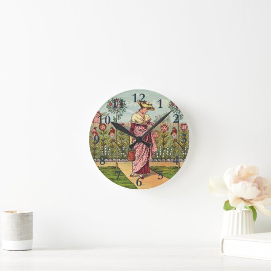 Tuinbloem Antiek Ronde Klok (Huis)