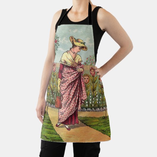 Tuinbloem Antiek Schort (Insitu)