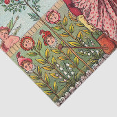 Tuinbloem Antiek Tissuepapier (Detail)