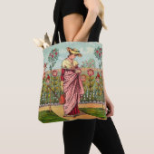 Tuinbloem Antiek Tote Bag (Dichtbij)