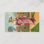 Tuinbloem Antiek Visitekaartje (Achterkant)