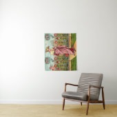 Tuinbloem Antiek Wandkleed (In situ)