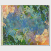 Tuinbloem, fijne kunst cadeaupapier (Vlak)