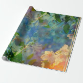 Tuinbloem, fijne kunst cadeaupapier (Uitgerold)