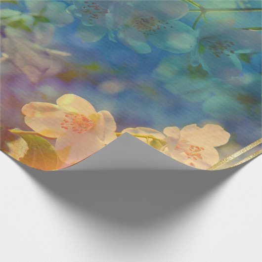 Tuinbloem, fijne kunst cadeaupapier (Hoek)