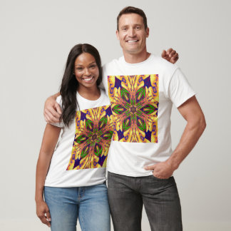 Tuinbloem in de zomer 2 Boheemse bloemgrafiek T-shirt