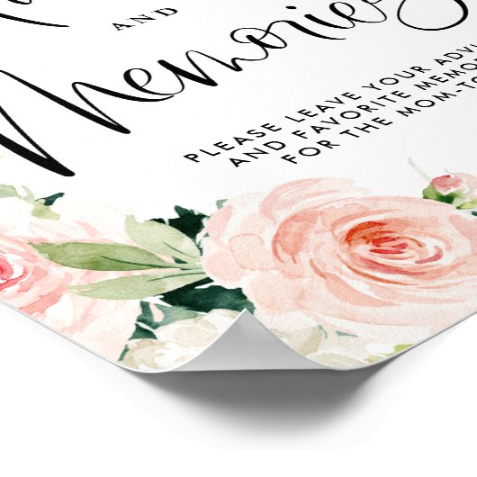 Tuinbloemen Advies en herinneringen Vrijgezellenfe Poster (Hoek)