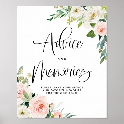 Tuinbloemen Advies en herinneringen Vrijgezellenfe Poster (Voorkant)