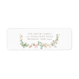 Tuinbloemen Bloem Retouradres Label