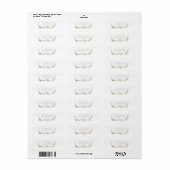 Tuinbloemen Bloem Retouradres Label (Full Sheet)