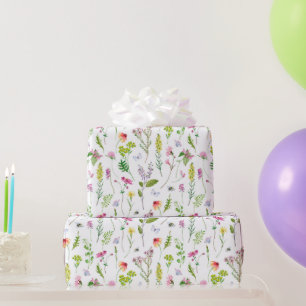  Tuinbloemen Bloemen Plantaardige Kunst Cadeaupapier