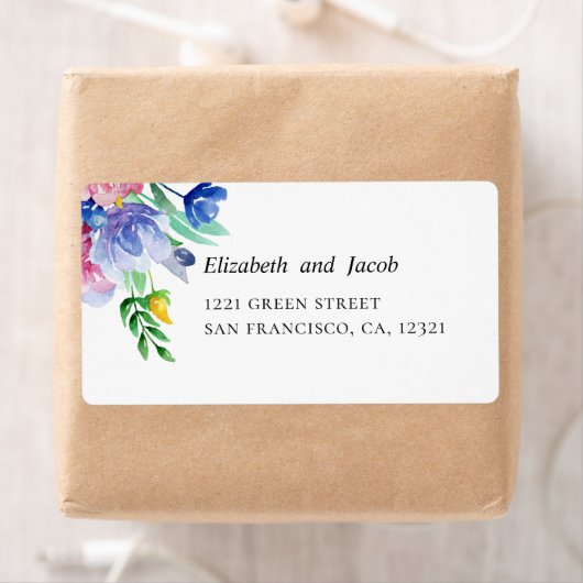 Tuinbloemen. Bloemen trouwadres. botanisch Etiket (Insitu)