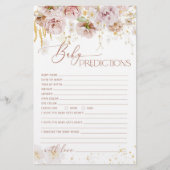 Tuinbloemen boho voorspellingen voor baby (Voorkant)