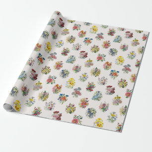 Tuinbloemen Cadeaupapier